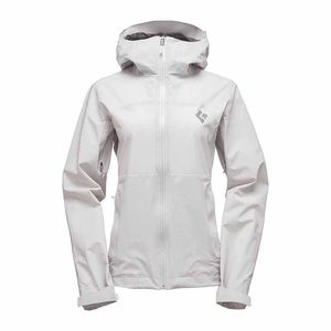 Black Diamond Stormline Stretch Rain Shell Jacket in Aluminum